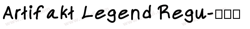 Artifakt Legend Regu字体转换